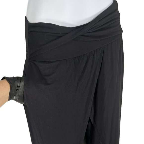 Athleta Womens XXS Black Tulip Release Pants Soft Modal Athleisure Yoga Workout - Picture 6 of 16